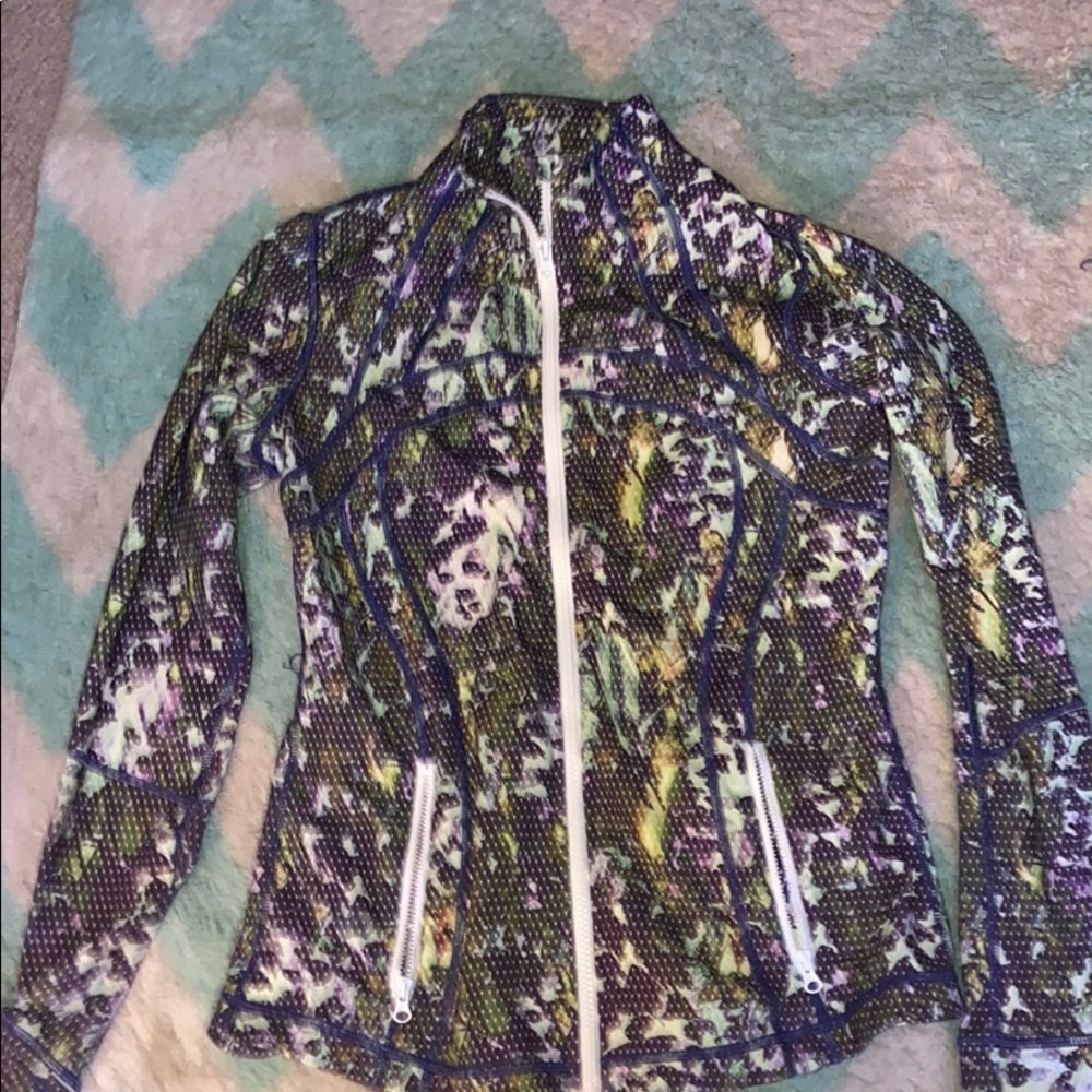 Jungle print Lululemon zip up
